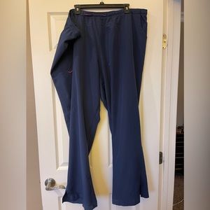 Med Couture Air Plus Size Scrub Pants Navy Blue